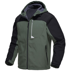 New Design Fashionable Front Zipper Style Canvas Softshell <b>Jacket</b> Men High Quality Quick Dry <b>Reversible</b> Customizable Pakistan - Product Image 3