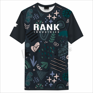 T-shirt décontracté à col rond classique en coton mélangé pour homme T-shirt à manches courtes doux et confortable pour un usage quotidien - Product Image 2