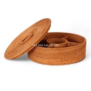 Wholesale Handmade Rattan <b>Storage</b> <b>Box</b> From Vietnam <b>For</b> Home Organization And Interior <b>Decoration</b> - Product Image 1