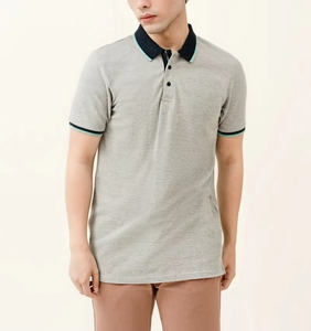 Camisetas Polo Personalizadas con Cuello Personalizado, Camisetas Polo Personalizadas en Negro y Naranja, 220 Gsm, Camiseta con Logotipo Personalizado para Hombre - Product Image 6