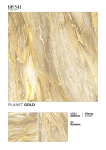 Modern Acid-Resistant Glossy Porcelain Floor and Wall Tiles 600x600mm for <b>Kitchen</b> and Living Room - Product Image 3