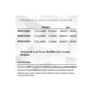 ฝาครอบแร็คหลังคาสำหรับรถยนต์เมอร์เซเดส ซี คลาส รุ่น W204, C204, S204 - Product Image 3
