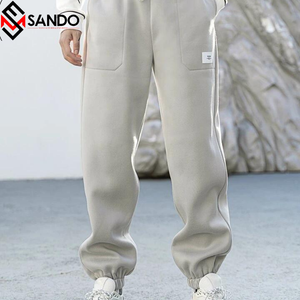 Pantalón de chándal de algodón elástico de cintura media para hombre, transpirable, para gimnasio, para correr, a prueba de viento, informal, sostenible, servicio OEM - Product Image 5
