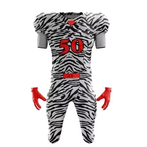 Meilleures ventes : Ensembles d'uniformes de football américain respirants, haute qualité, personnalisables pour équipes, vêtements de sport à séchage rapide et anti-humidité, vente en gros - Product Image 4