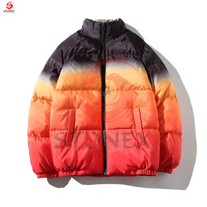 3in1 Men's Winter Puffer Jackets Canvas Stand Collar Breathable Windproof Customized Printing Front Logo Streetwear OEM Service - Product Image 6