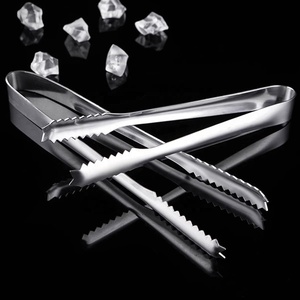 Pinzas para Hielo de Acero Inoxidable, Utensilios de Bar Reutilizables, Modernos y Minimalistas, Accesorio de Cóctel de Metal Seguro para Alimentos - Product Image 4