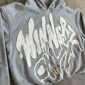 Sweat à capuche brodé en détresse personnalisé-Prix de gros, Sweat-shirt à la mode Offre Spéciale pour les styles à la mode - Product Image 2