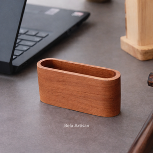 Porta Tarjetas de Calendario de Madera, Porta Tarjetas de Calendario Grabado Personalizado, Porta Tarjetas de Nogal, Porta Postales, Exhibidor de Postales - Product Image 1