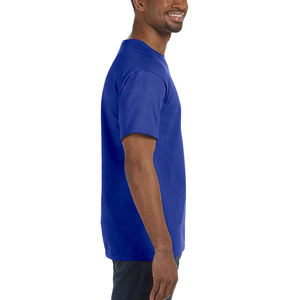 เสื้อยืดผ้าฝ้ายผ้าฝ้ายพอดีตัวผ้าเจอร์ซีย์พิมพ์ลายสำหรับทุกเพศ - Product Image 5