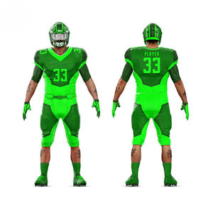 Uniformes de football américain pour jeunes, 100 % polyester, fabriqués aux États-Unis, de haute qualité, uniformes et maillots de football américain de premier rang, respirants - Product Image 6