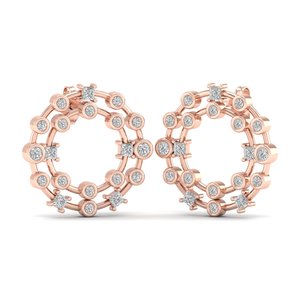 Pendientes de Diamantes Cultivados en Laboratorio REYES CVD HPHT con Cierre de Rosca para Mujer, Precio al por Mayor, Plata de Ley 925, Joyería Fina para Boda - Product Image 5