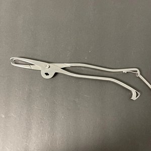 Instruments de chirurgie orthopédique médicale Bishop Bone Holding Forceps 12 "Mâchoire réglable avec cliquet en acier inoxydable ISO CE - Product Image 2