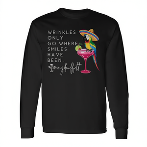 Maglietta a maniche lunghe Parrot Wrinkles Go Where Smiles Have Been - Prodotto promozionale - Product Image 2