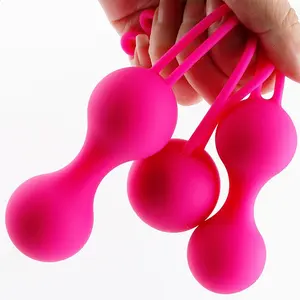 Boncuk vajinal top seks oyuncakları kadınlar için silikon akıllı Geisha Kegel topu simülatörü vajina çin Ben Wa topu sıkma egzersiz
