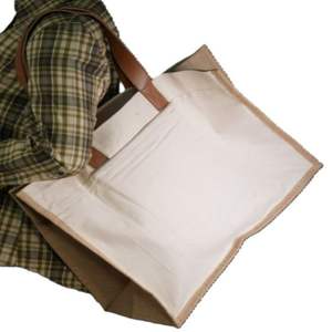 100% bio coton toile fourre-tout grande capacité haute qualité concepteur mode réutilisable fermeture éclair solide femmes voyage-friendly - Product Image 1