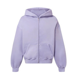 Unisex Casual <b>Zip</b>-<b>Up</b> <b>Hoodie</b> with Pockets and Adjustable Hood Perfect for Casual Outfits, Streetwear, and Outdoor Activities - Product Image 1