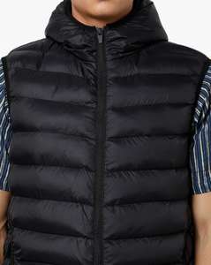 Nueva moda transpirable de talla grande para hombre, chalecos gruesos de invierno sin mangas, chaqueta con capucha acolchada, chaleco informal con cremallera y bolsillos - Product Image 3