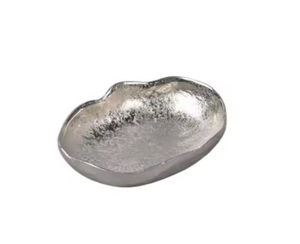 ชามอาหารจานโลหะสำหรับตกแต่งใหม่จานช็อคโกแลตผลไม้สลัดเนื้อสัมผัสสำหรับห้องครัวงานแต่งงานใช้ในชีวิตประจำวัน - Product Image 2