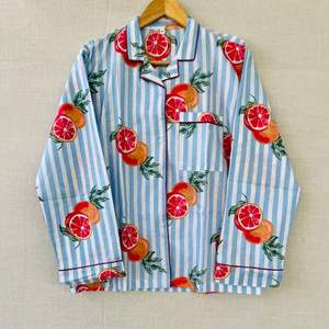 Nuevo Conjunto de Pijama de Algodón para Niños, Hermoso Conjunto de Pijama de Algodón Estampado Indio, Ropa de Dormir 100% Algodón - Product Image 1