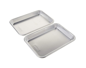 Plateau de service de haute qualité brillante comptoir fait à la main en acier inoxydable ustensiles de cuisine en relief moderniser les plateaux de service en métal - Product Image 4