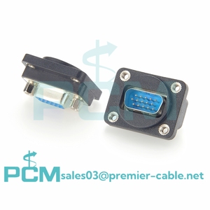 Square HD Adapter <strong>VGA</strong> 15pin Female to Male Gender Change D-<strong>type</strong> Flange Panel Mount Adapter for Video Transmission,<strong>VGA</strong> <strong>Connector</strong> - Product Image 3