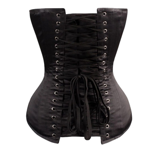 Sexy Lace up <b>Women</b> Clothes Black Waist <b>Trainer</b> Overbust Corset Tops Shapers Corsets and Bustiers for Ladies - Product Image 2