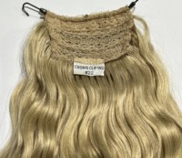 Queue de cheval en cheveux naturels sans colle, respirante et légère, extensions de cheveux naturels pour usage quotidien, aspect naturel, doux et soyeux, postiches queue de cheval