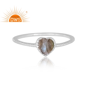 Trending Design Sterling Silver Natural <b>Labradorite</b> Gemstone <b>Ring</b> Custom Design Jewelry For Women Gift For Her - Product Image 3