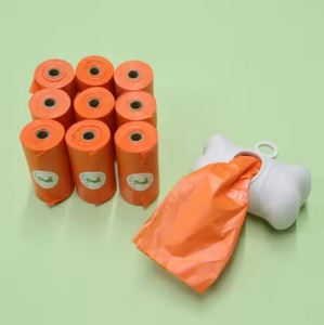 Vietnam origin Dog Poop Bags Biodegradable OEM Bulk Thick Strong Leakproof Compostable Poop Bags - Product Image 3