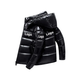 Veste matelassée personnalisée pour hommes, manteau d'hiver de la meilleure qualité avec longue fermeture à glissière, col montant, mode promotionnelle - Product Image 3