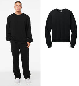 Meilleur vendeur aux États-Unis, sweat-shirt unisexe en polaire doux de poids moyen, qualité Tulex avec un ajustement de niveau supérieur et Bella + Canvas - Product Image 2