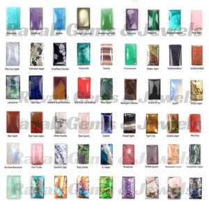 คอมโพสิตทองแดงควอตซ์ธรรมชาติ mohhave chrysocolla รูปเบาะแบนเรียบ12มม. หลวมสำหรับเครื่องประดับ - Product Image 5