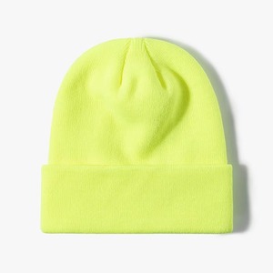 Gorro de punto cálido de Jacquard, gorro de lana suave de Material acrílico, elástico, a prueba de viento, ajuste Unisex, bordado 3D, logotipo personalizado OEM/ODM - Product Image 4