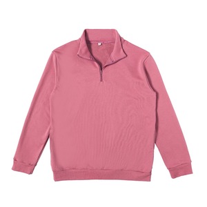 Haut en polaire à demi-fermeture éclair pour hommes de qualité supérieure confort chaud tissu intérieur lourd brossé OEM ODM commande en gros sweats à capuche pour hommes - Product Image 2