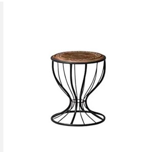 Usine en gros Offre Spéciale dos nu bois rétro Vintage industriel pauvre cuisine salle à manger haute tabourets de Bar chaise - Product Image 6