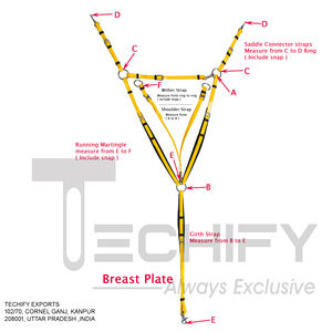 Suministro directo de fábrica, cincha recubierta de PVC, coraza resistente al caballo, cincha de nailon recubierta de PVC totalmente ajustable - Product Image 5