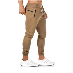 กางเกงวอร์ม BD-Summer สำหรับผู้ชายกางเกงวอร์มลำลองกางเกงวิ่งแบบหน้าแบนมีเชือกรูดปิดป้องกันรอยยับรัดรูป - Product Image 3