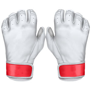 Gants de frappeur de baseball en cuir respirant manchette courte sur mesure pour les LBBG-0021 de performance sportive - Product Image 1