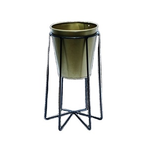 Jardinière d'intérieur décorative, support de fleurs en métal, haute qualité, décoration de jardin - Product Image 1