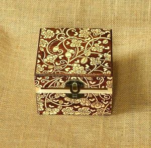 GARDEN DESGIAN NATURAL WOODEN Premium Printed Home Wooden Tabletop Spice Box With Separate Compartments for Spices and - Product Image 1