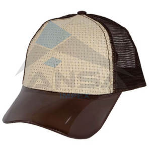 2024 sur mesure hommes marron Baseball maille sport chapeau respirant camionneur chapeau haut de forme pour décontracté scène réglable - Product Image 1