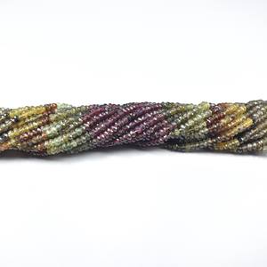 Cuentas Redondas Facetadas de Zafiro Tundru, Piedra Preciosa Curativa de 4 mm, Hilo de Cuentas de 13 Pulgadas para la Fabricación de Joyas a Precio de Mayoreo - Product Image 3