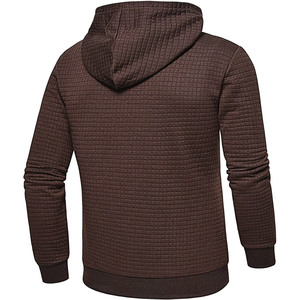 Haute qualité usine poids lourd à capuche homme personnalisé unisexe basiques coton mélangé pull hommes fermeture éclair complète bouffée impression à capuche homme - Product Image 6