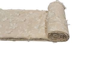 Suministro al por Mayor de Tela de Encaje Tejida Estampada GPO de Rayón Blanco para Vestidos de Niñas o Kurtis y Dupattas Disponible a Buen Precio - Product Image 2