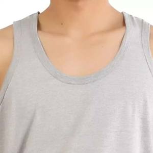 Usine directe de haute qualité sur mesure matériel 2025 nouveau été sans manches débardeurs pour hommes haut décontracté - Product Image 4