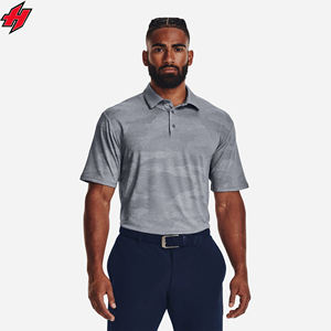 Personalizado de alta calidad para Polos Poliéster de punto sólido Sudor Uniforme de trabajo informal Transferencia de calor Diseño de golf hecho - Product Image 2