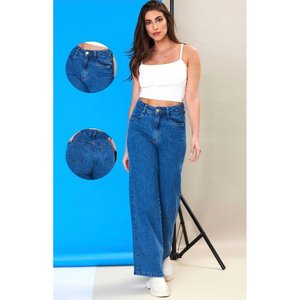 Jean en denim large tendance et original pour femme, taille haute de luxe, écologique, durable, style urbain, tailles 26-40 - Product Image 6