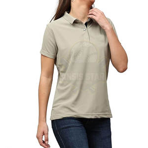 Camiseta Polo de mujer superventas, ropa informal de algodón transpirable y de secado rápido para adultos para el verano - Product Image 3