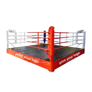 Couverture professionnelle de corde d'anneau de boxe de logo de taille et de couleur personnalisée de haute qualité avec cuir artificiel Durable et portable - Product Image 2