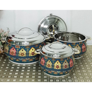 Casserole à dessert vintage en acier inoxydable Plat de casserole de service de nourriture de table de la plus grande qualité au prix le plus bas - Product Image 2